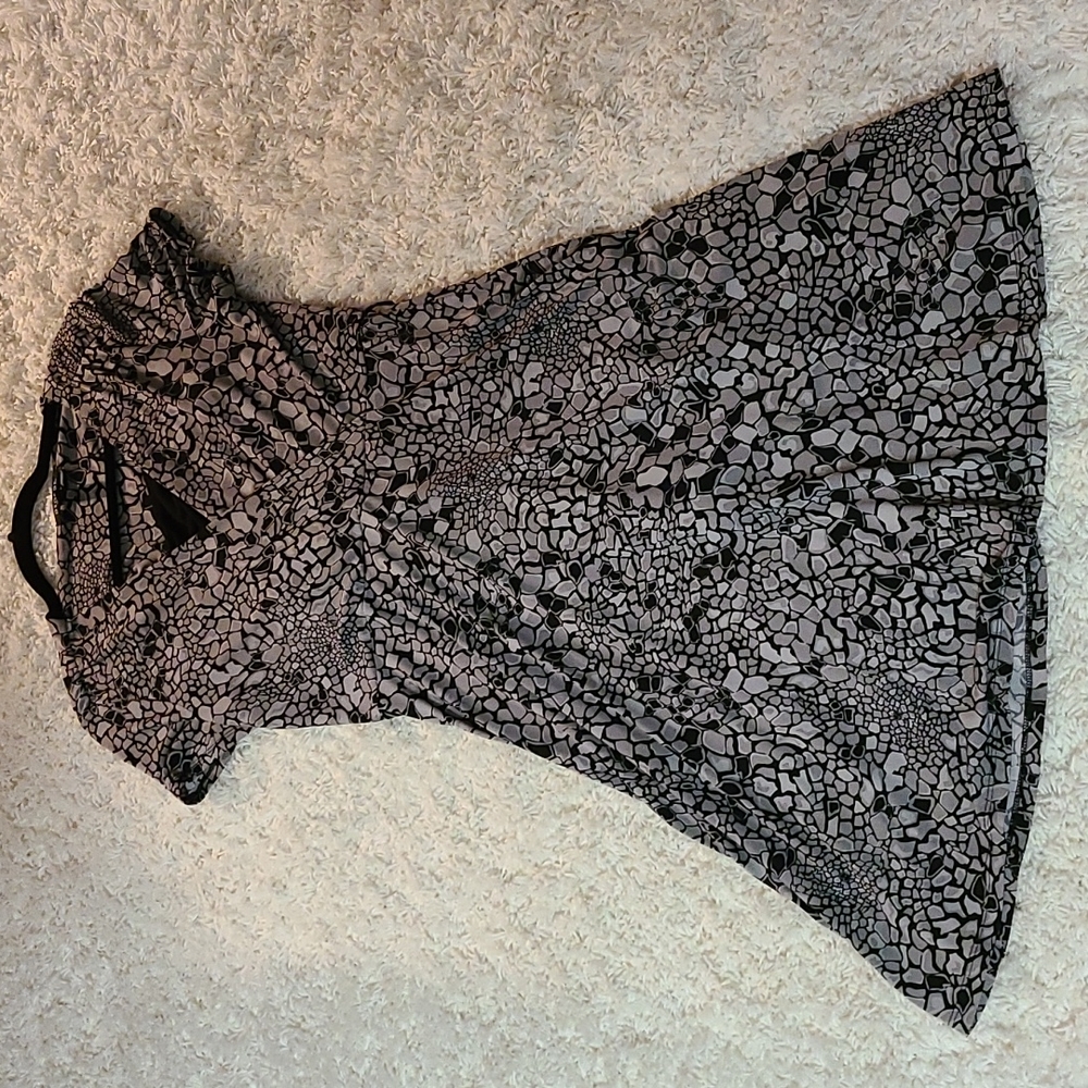 Grey and black woman's dress size m